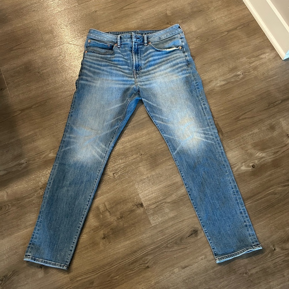 American Eagle Outfitters Light Blue Straight Jeans